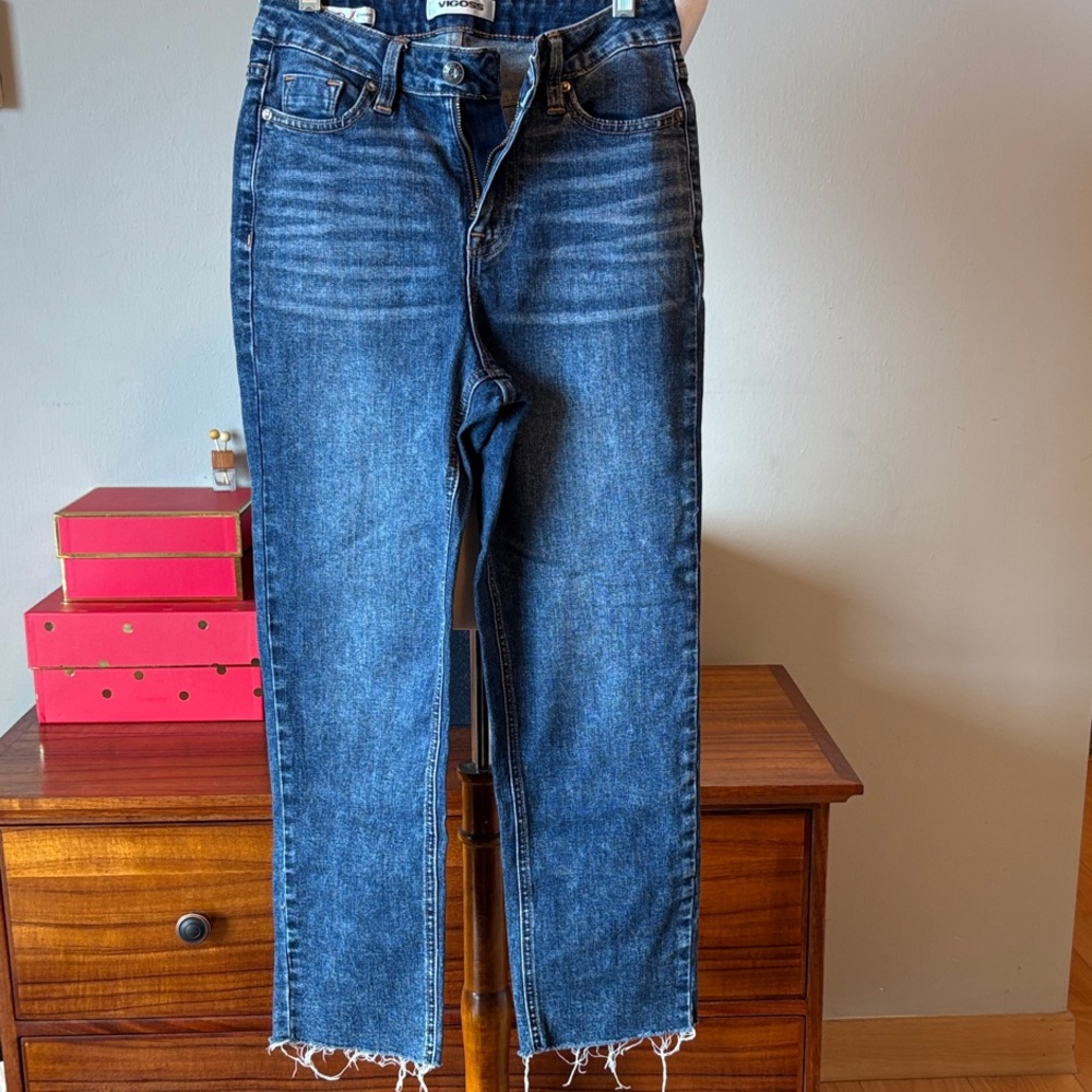 Vigoss Dark Blue Cropped Jeans